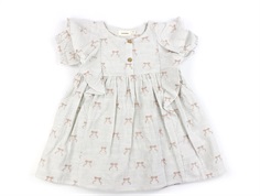 Lil Atelier coconut milk bow dress
